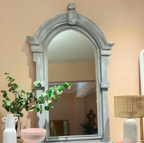 Garden Mirror - Grey