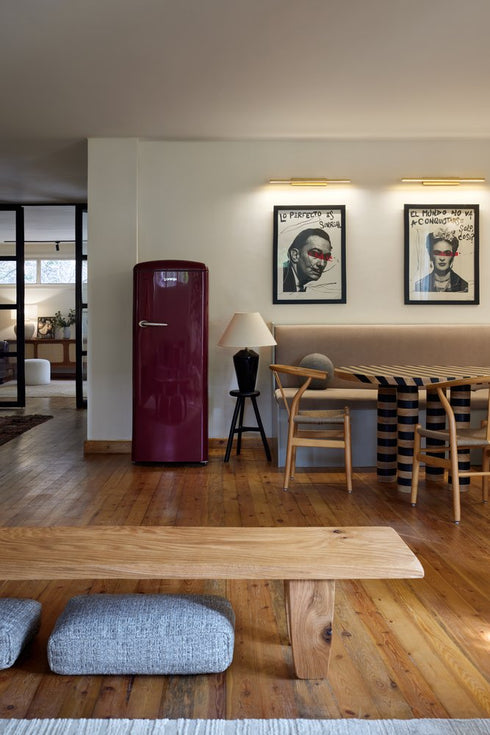 Striped Rounded Dining Table