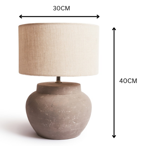 Olive Table Lamp - Greige