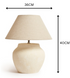 Olive Table Lamp - Cream