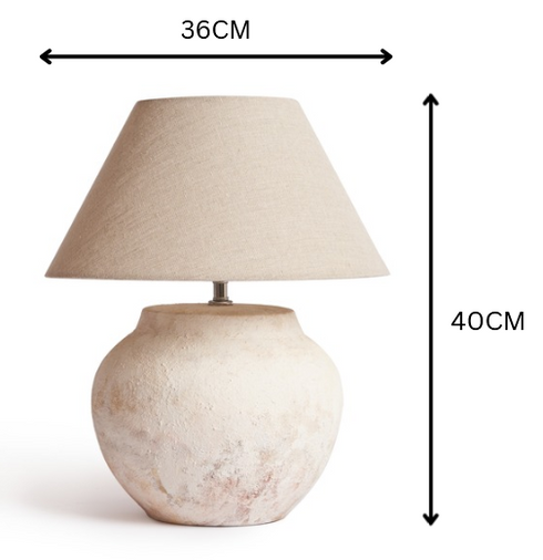 Olive Table Lamp - sandstone