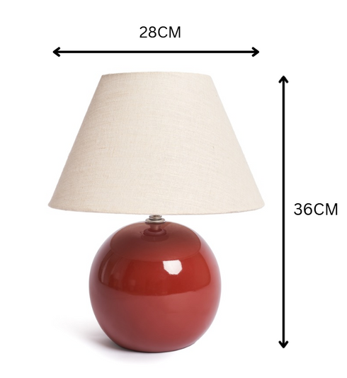 cherry table lamp