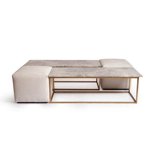 Marble Duo Coffee Table.