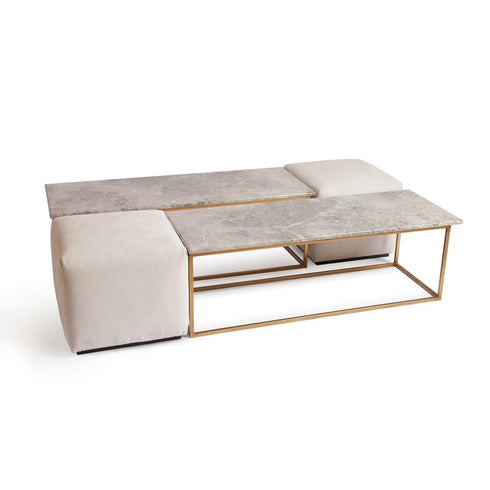 Marble Duo Coffee Table.