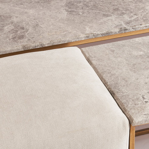 Marble Duo Coffee Table.