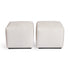 Pair of cube poufs