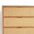 Cane and Oak Dresser