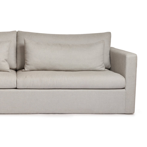 Divine Sofa - grey linen fabric