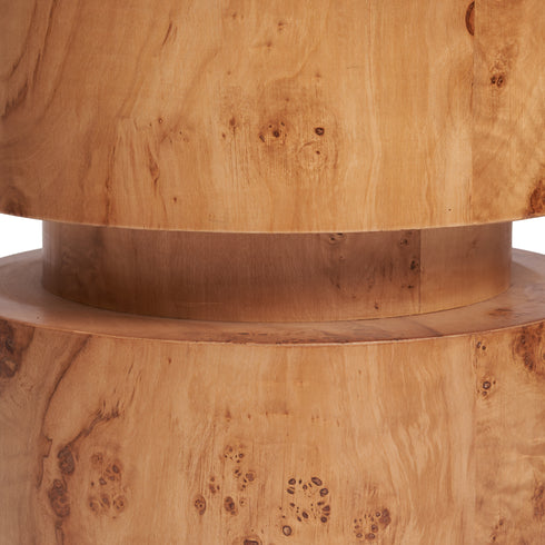 Burl Side Table