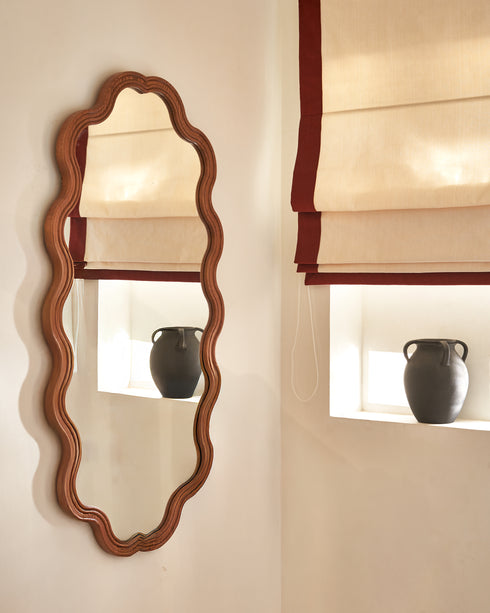 Oakwave Mirror