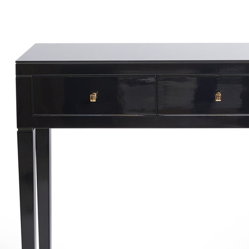 Noir gloss console