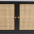 Cane black cabinet