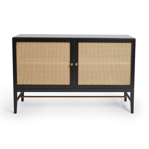 Cane black cabinet