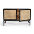 Cane black cabinet
