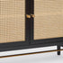Cane black cabinet