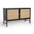 Cane black cabinet