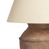 Antiqued Brown Table Lamp