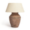Antiqued Brown Table Lamp