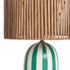 striped dome table lamp