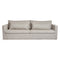 Divine Sofa - grey linen fabric