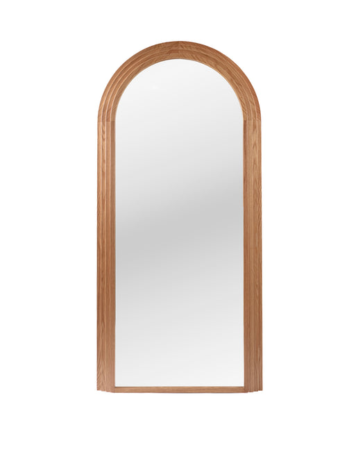 Art Deco Mirror-Oak Wood