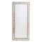 Antiqued tiled wall mirror