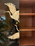 Hand Painted Flying Birds Cabinet