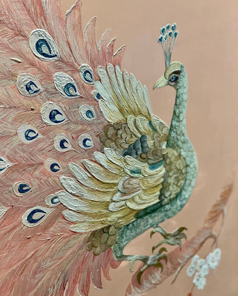 Pink Peacock Cabinet