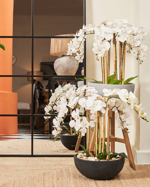 Black Windowpane Mirror