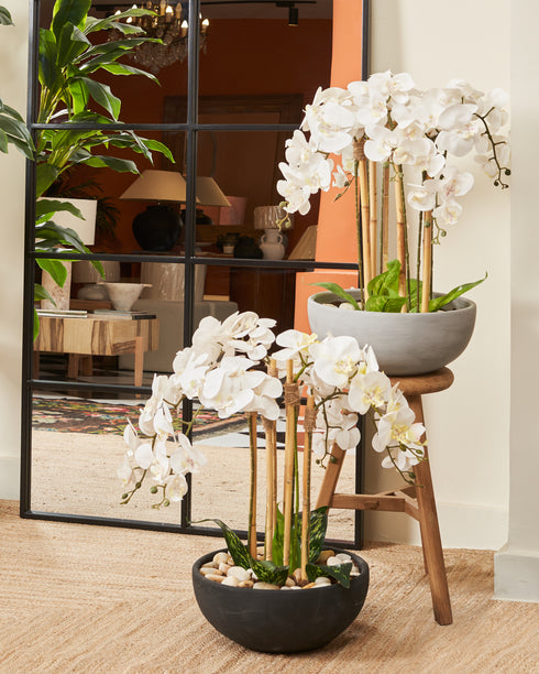 Black Windowpane Mirror