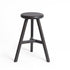 Teak Stool - Black