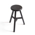Teak Stool - Black