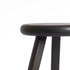 Teak Stool - Black