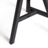 Teak Stool - Black
