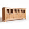 Glass Window Oak Buffet