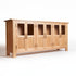 Glass Window Oak Buffet