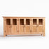 Glass Window Oak Buffet