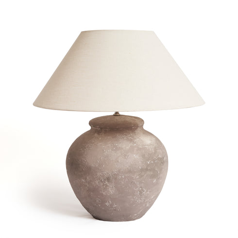 Large Sun Table Lamp - Greige