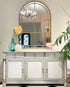 Bronze Windowpane Mirror