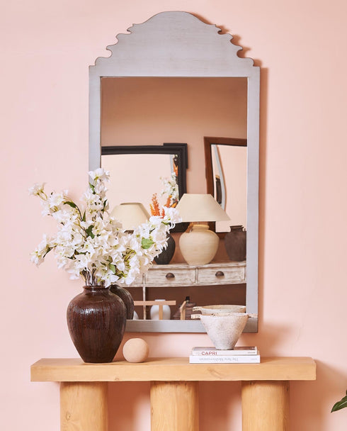 Wood Moroccan Mirror