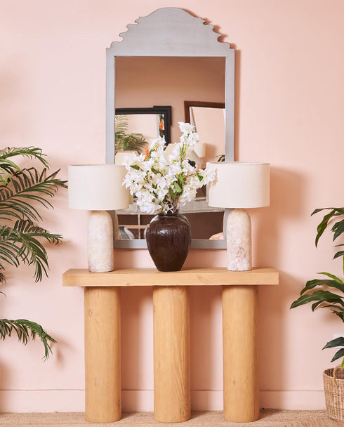 Wood Moroccan Mirror