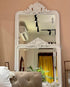 white ornate Mirror