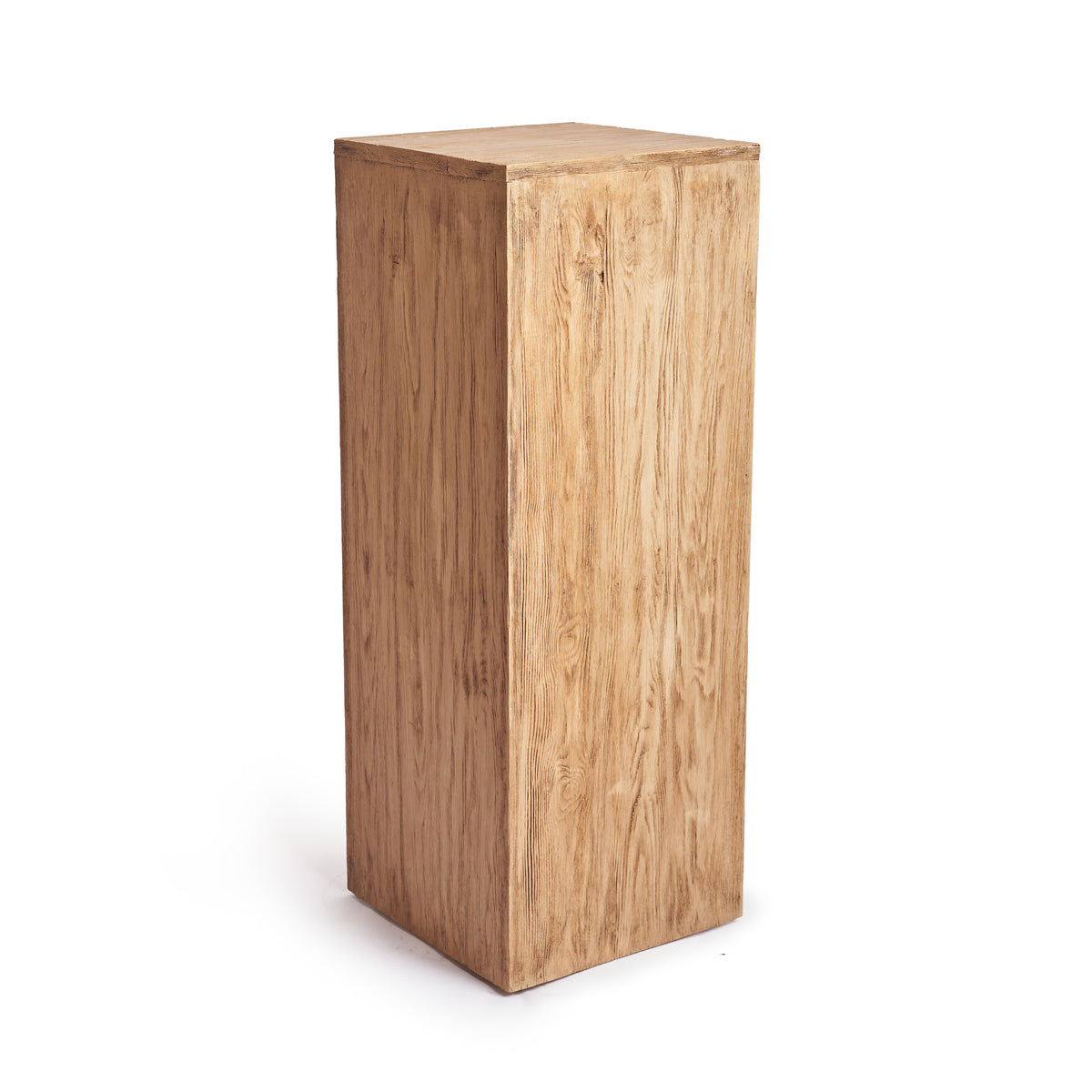 rustic beech pine plinth – The Spring Project