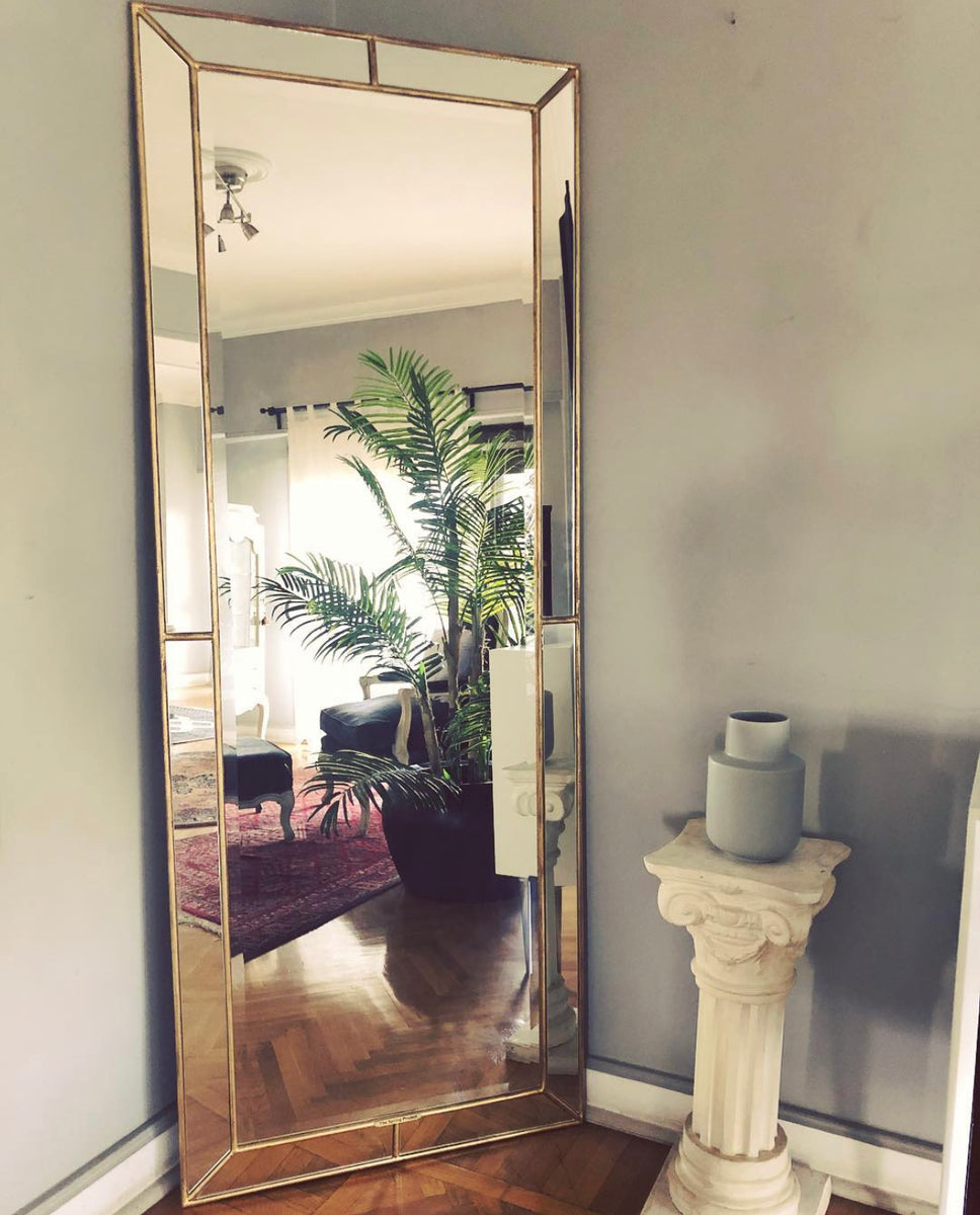 Gold Trim Mirror The Spring Project